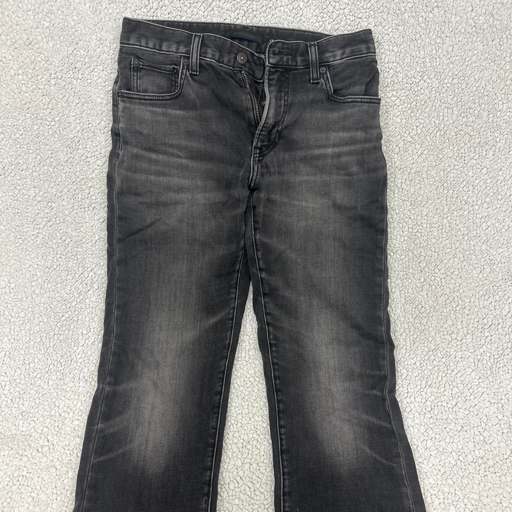 Uniqlo Jeans Womens 29 Faded Black Wash Stretch Denim Pants 321-418915